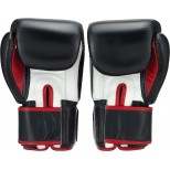 Детские боксерские перчатки Fairtex (BGV-1 Black-White-Red)